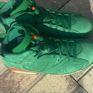 Jordan 6 Gatorade suede pine green NO BOX